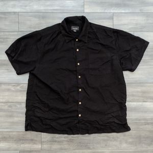 🪴 Mens Short Sleeve Button Down Shirt, Size XL